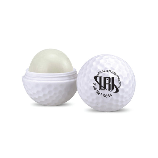 Golf Ball Shaped Lip Balm (Pack of 20)